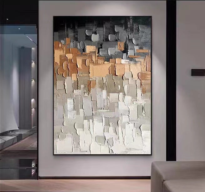 Handcrafted Abstract Painting Fine Wall Art For Homedecor AB1078