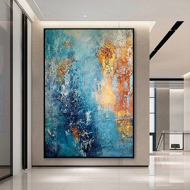 Handcrafted Abstract Painting Fine Wall Art For Homedecor AB1079