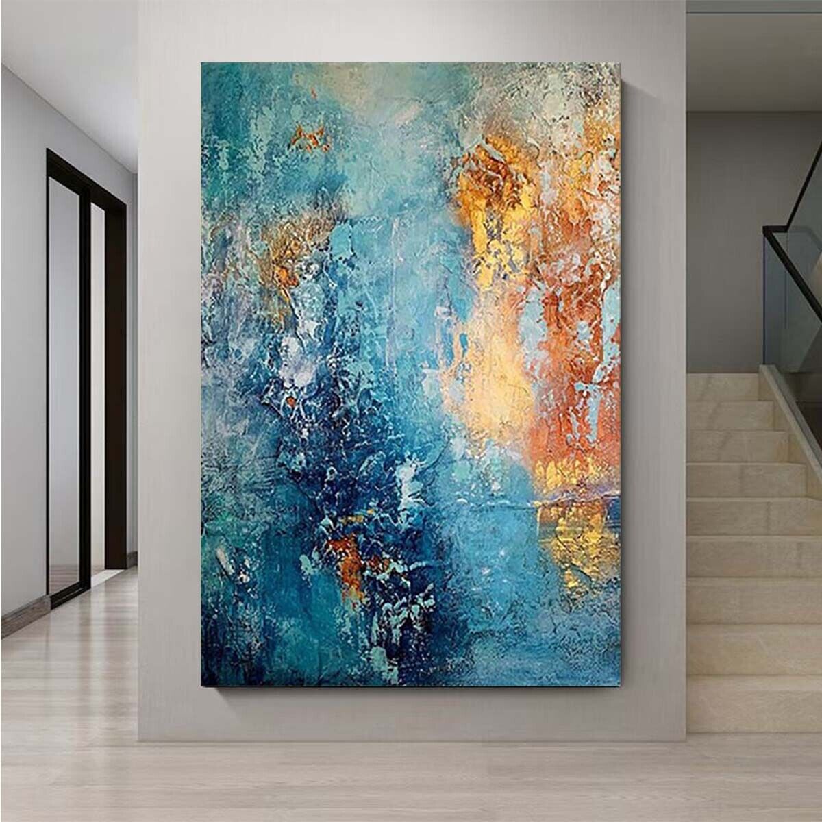 Handcrafted Abstract Painting Fine Wall Art For Homedecor AB1079