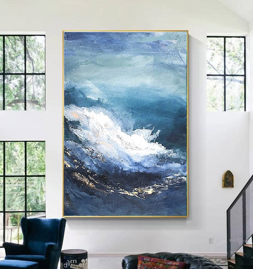 Handcrafted Abstract Painting Fine Wall Art For Homedecor AB1087