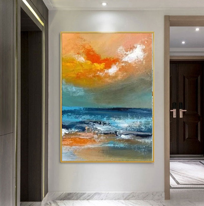 Handcrafted Abstract Painting Fine Wall Art For Homedecor AB1088