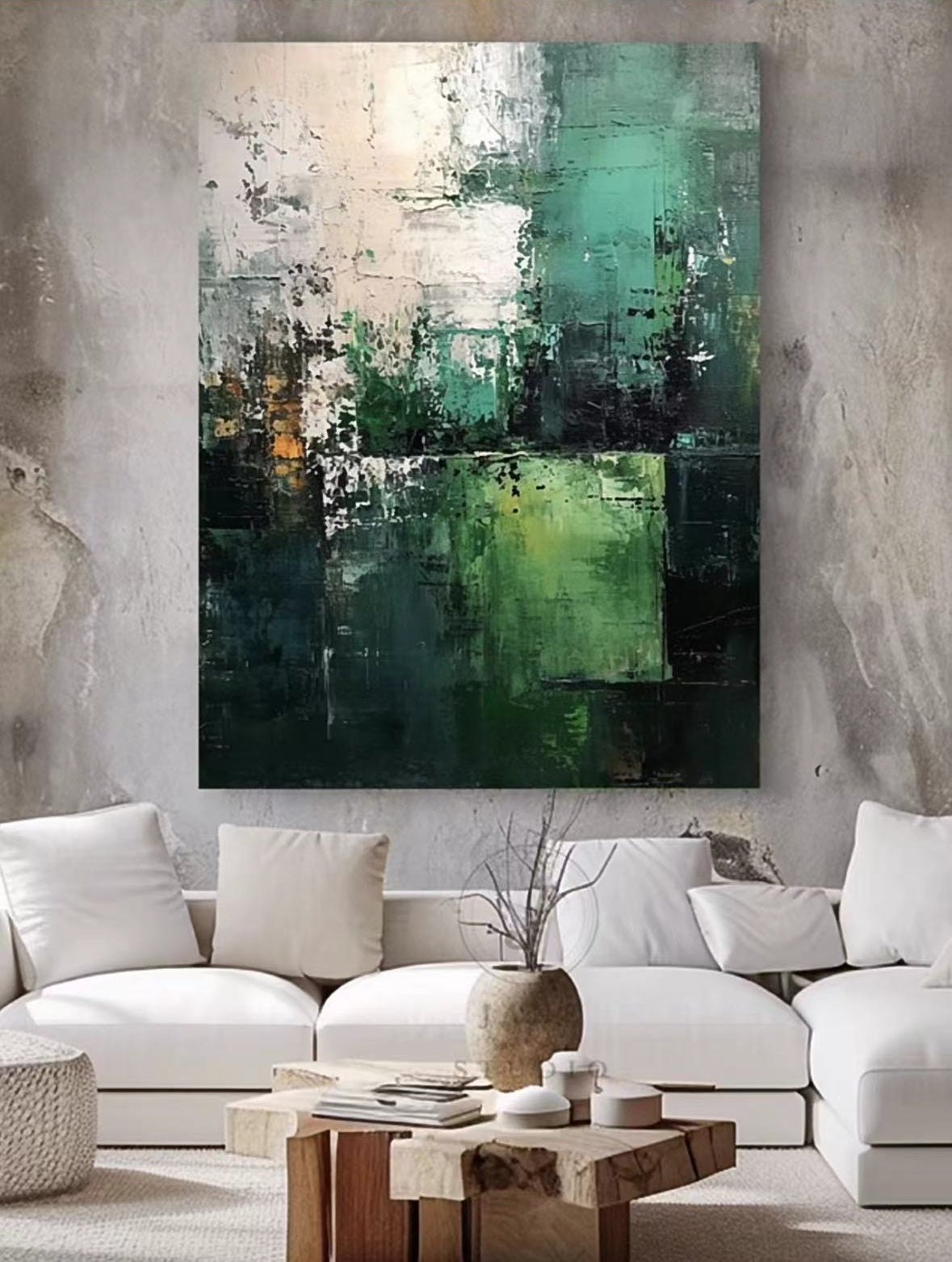 Handcrafted Abstract Painting Fine Wall Art For Homedecor AB1099