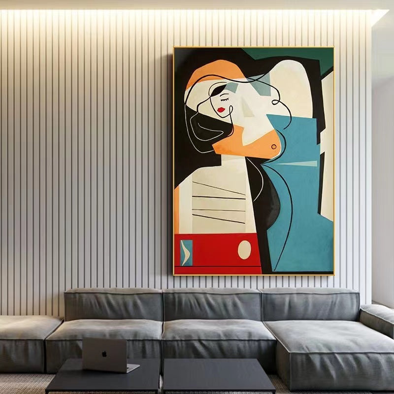 Handcrafted Abstract Painting Fine Wall Art For Homedecor AB1107