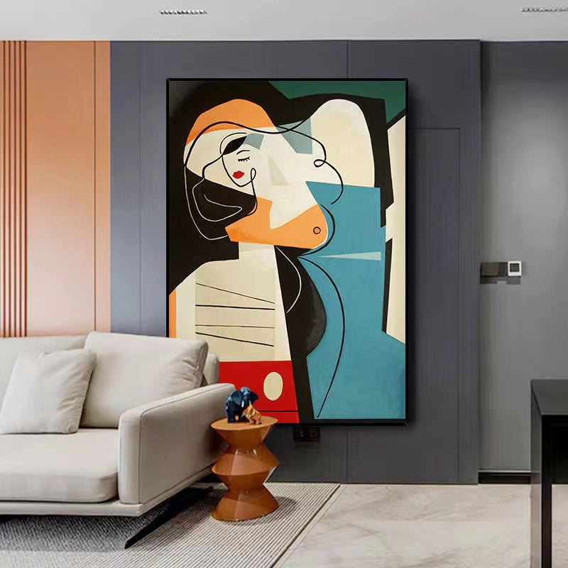 Handcrafted Abstract Painting Fine Wall Art For Homedecor AB1107