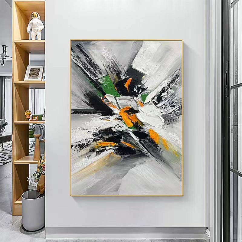 Handcrafted Abstract Painting Fine Wall Art For Homedecor AB1109