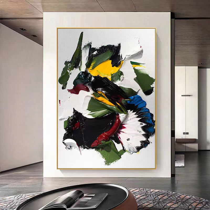 Handcrafted Abstract Painting Fine Wall Art For Homedecor AB1110