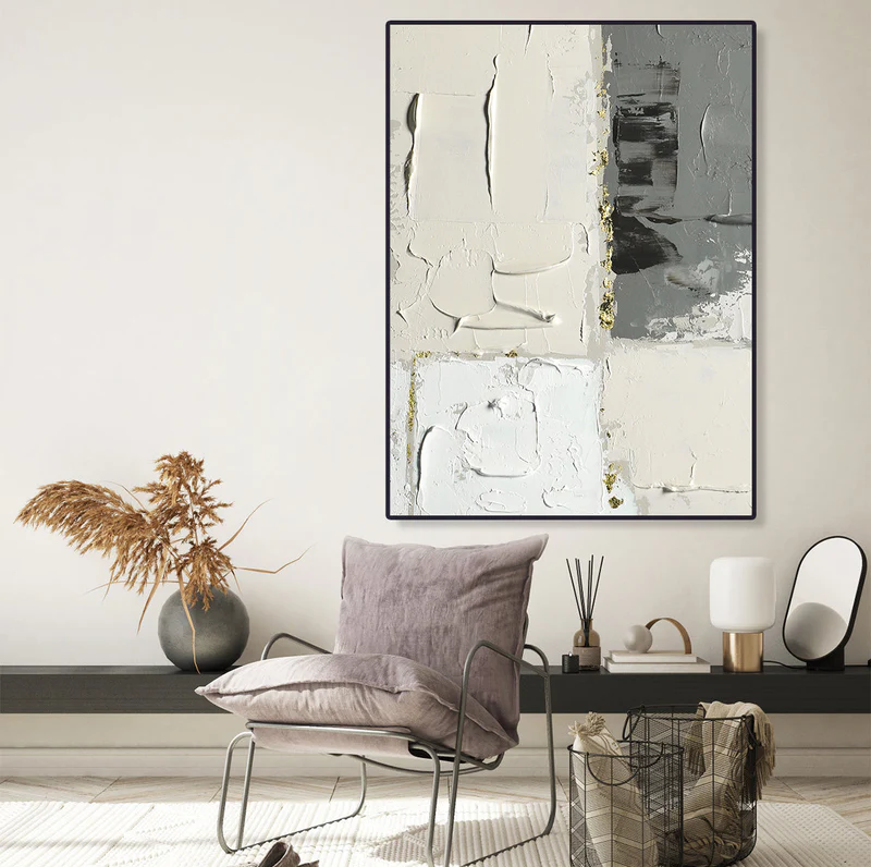 Handcrafted Abstract Painting Fine Wall Art For Homedecor AB1113