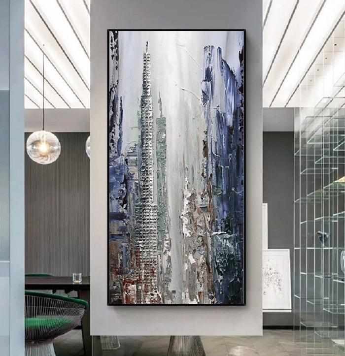 Handcrafted Abstract Painting Fine Wall Art For Homedecor AB2004