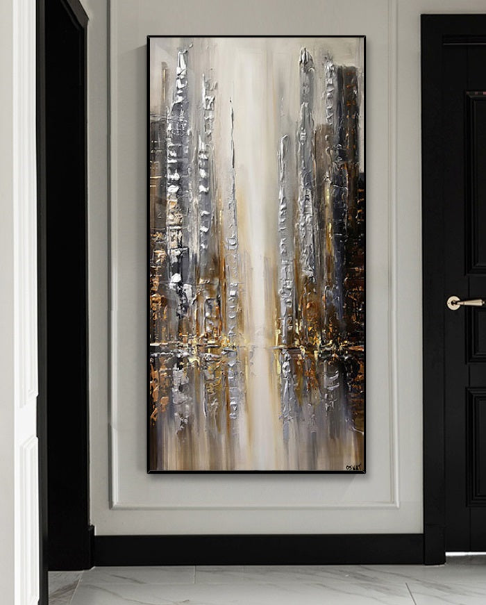 Handcrafted Abstract Painting Fine Wall Art For Homedecor AB2005