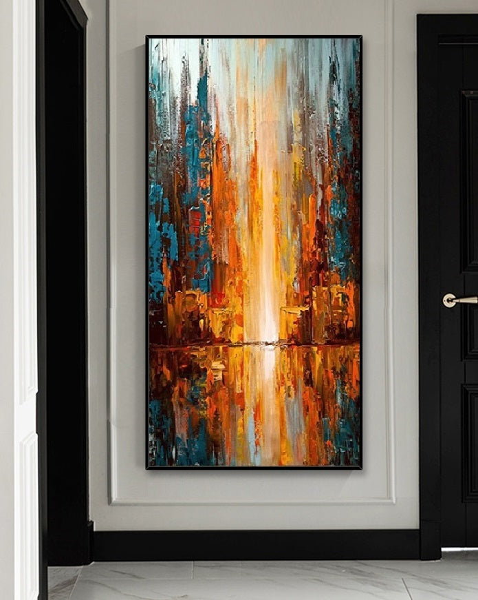 Handcrafted Abstract Painting Fine Wall Art For Homedecor AB2006