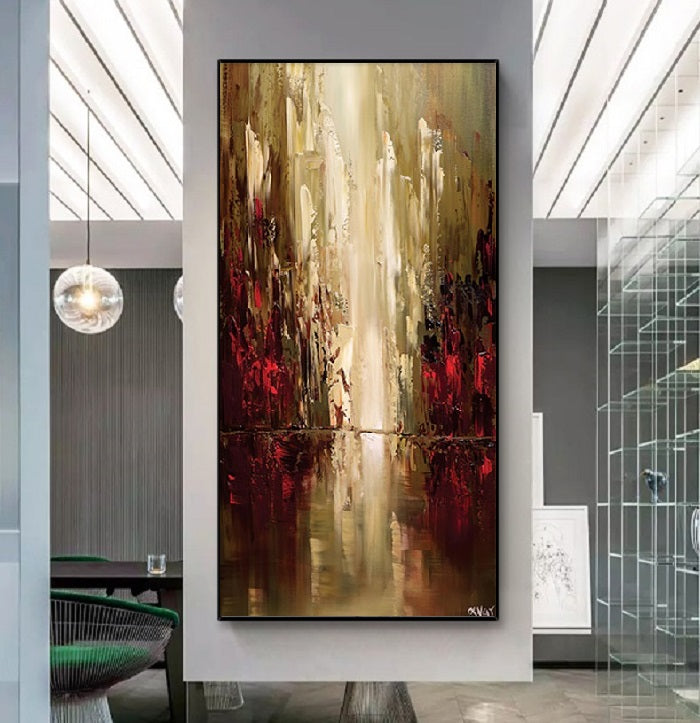 Handcrafted Abstract Painting Fine Wall Art For Homedecor AB2007