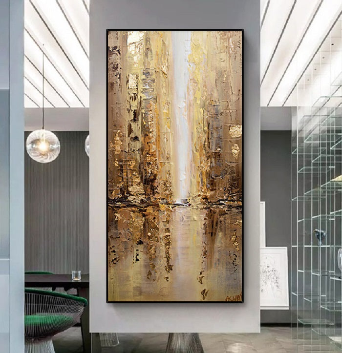 Handcrafted Abstract Painting Fine Wall Art For Homedecor AB2008