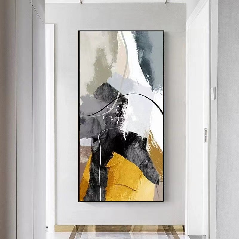 Handcrafted Abstract Painting, Modern Wall Art for Home Decor AB2028