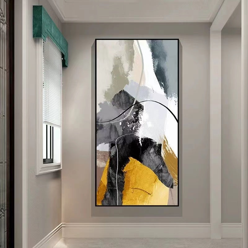 Handcrafted Abstract Painting, Modern Wall Art for Home Decor AB2028