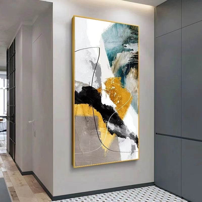 Handcrafted Abstract Painting, Modern Wall Art for Home Decor AB2029