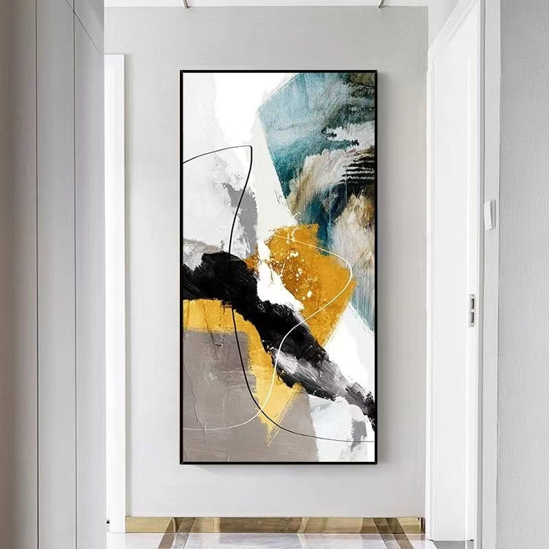 Handcrafted Abstract Painting, Modern Wall Art for Home Decor AB2029