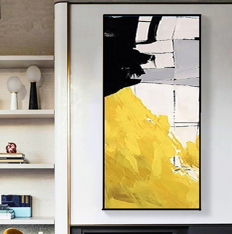 Handcrafted Abstract Painting, Modern Wall Art for Home Decor AB2038