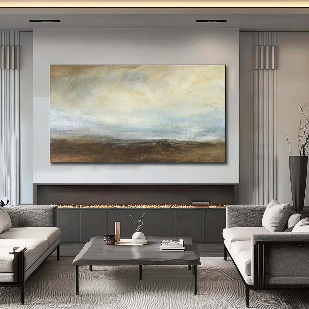 Handcrafted Abstract Painting, Modern Wall Art for Home Decor AB2041