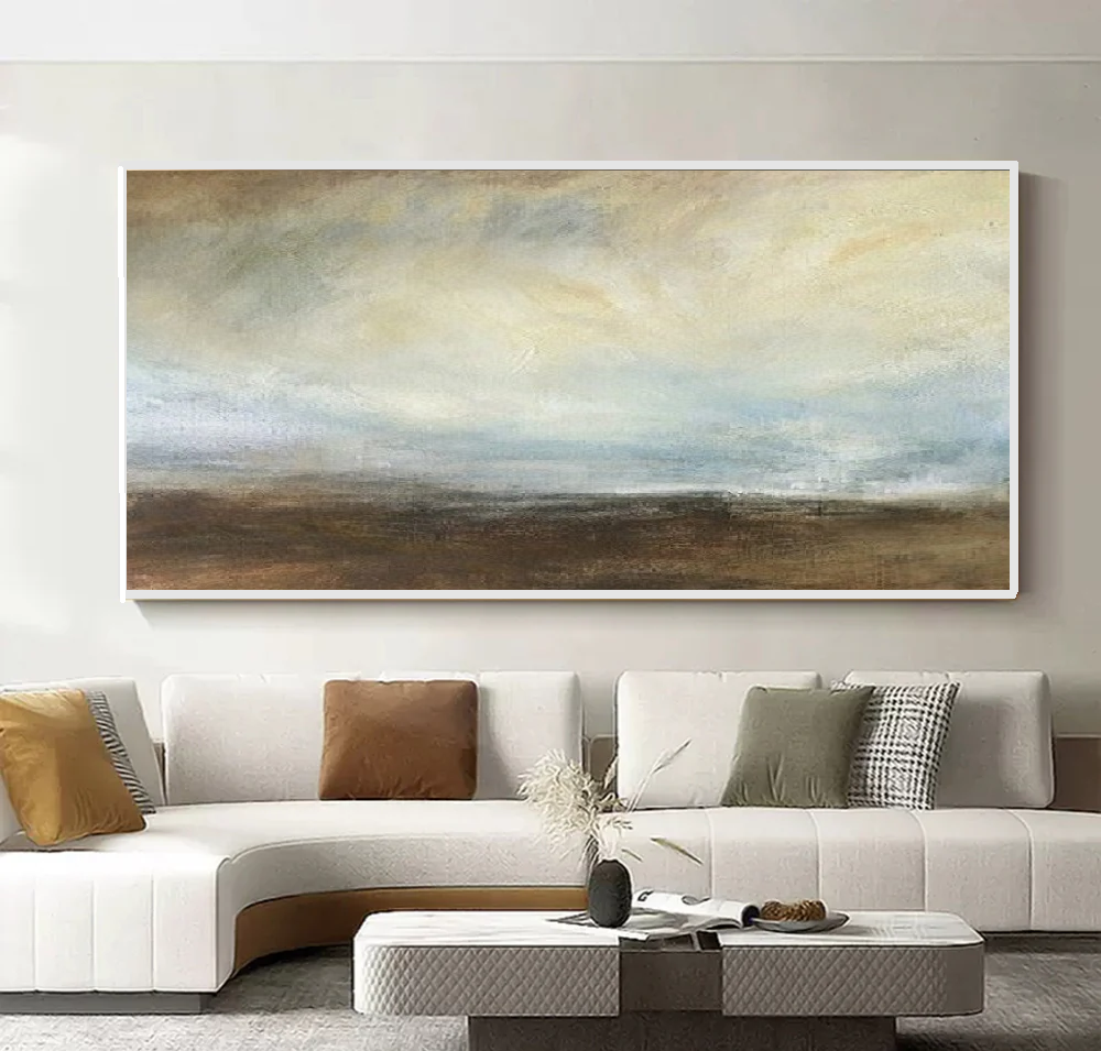 Handcrafted Abstract Painting, Modern Wall Art for Home Decor AB2041