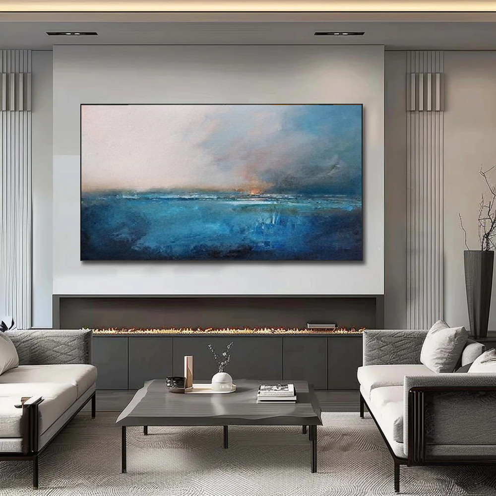Handcrafted Abstract Painting Fine Wall Art For Homedecor AB2042