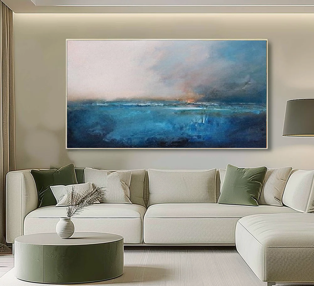 Handcrafted Abstract Painting Fine Wall Art For Homedecor AB2042