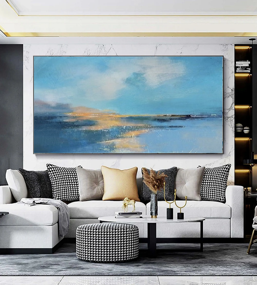 Handcrafted Abstract Painting Fine Wall Art For Homedecor AB2043