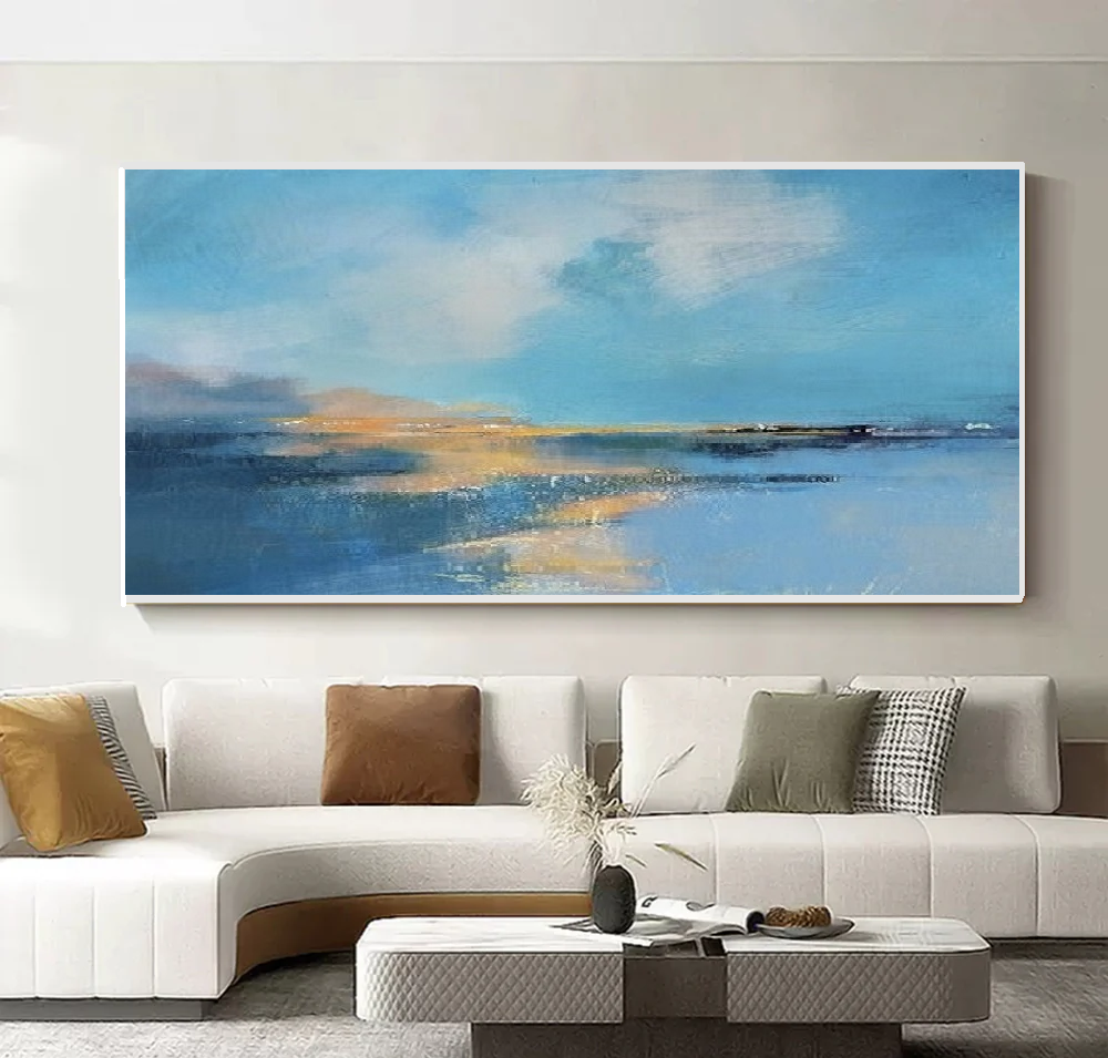 Handcrafted Abstract Painting Fine Wall Art For Homedecor AB2043