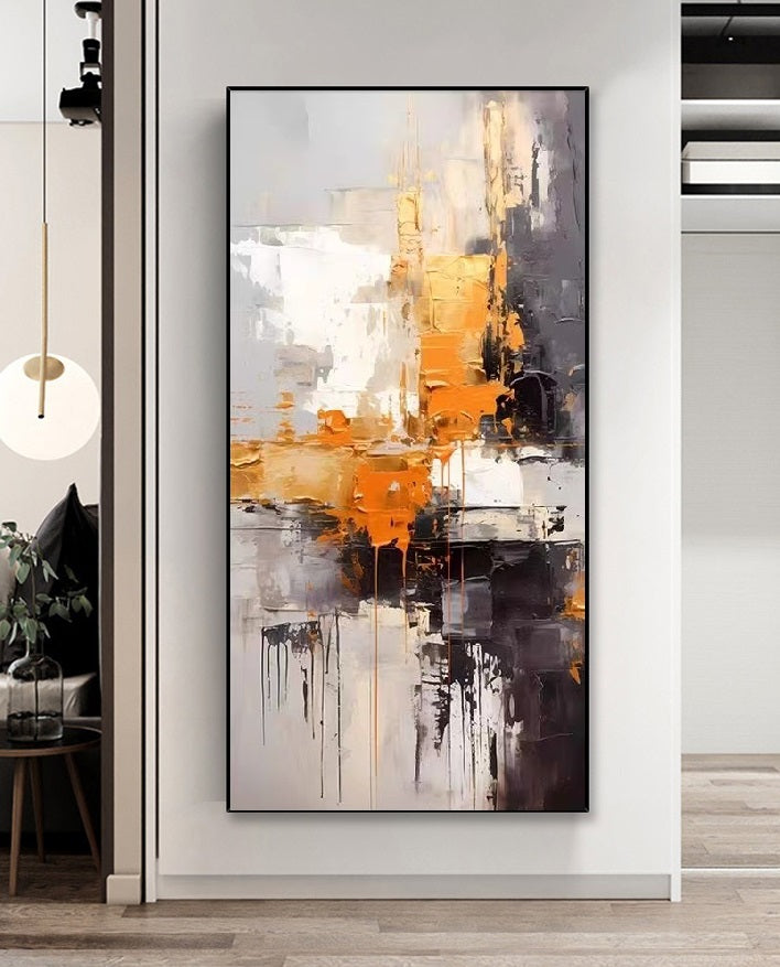 Handcrafted Abstract Painting Fine Wall Art For Homedecor AB2046