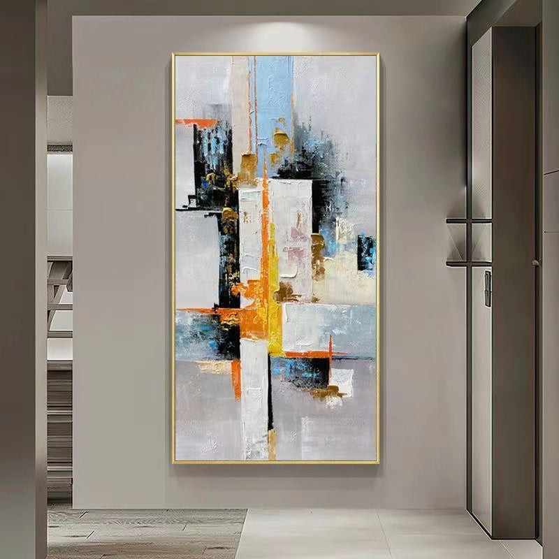 Handcrafted Abstract Painting, Modern Wall Art for Home Decor AB2047