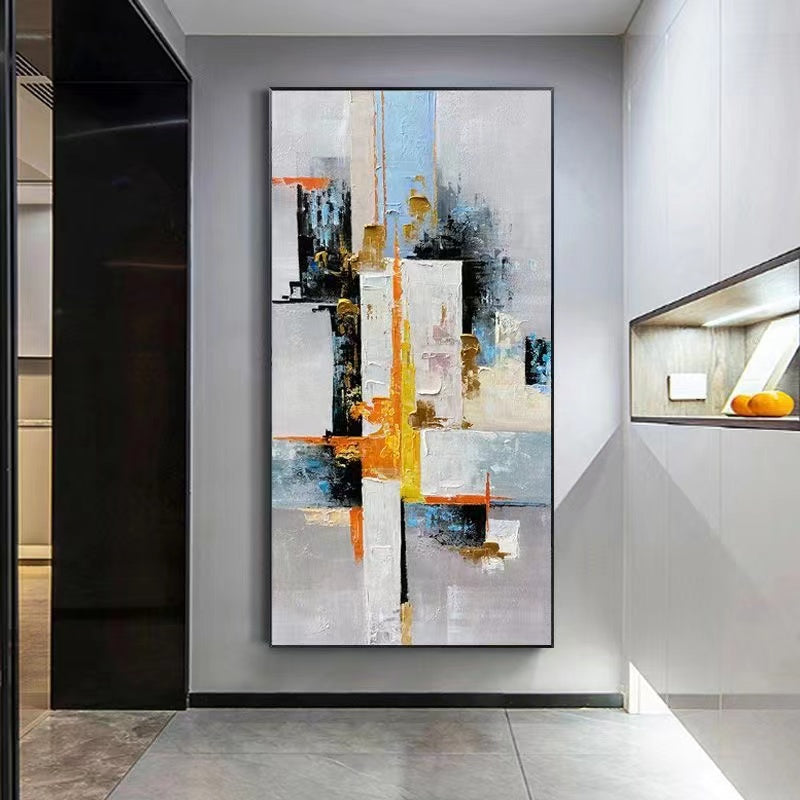 Handcrafted Abstract Painting, Modern Wall Art for Home Decor AB2047