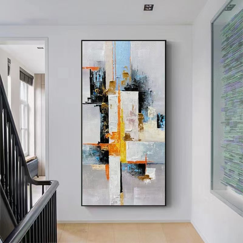 Handcrafted Abstract Painting, Modern Wall Art for Home Decor AB2047