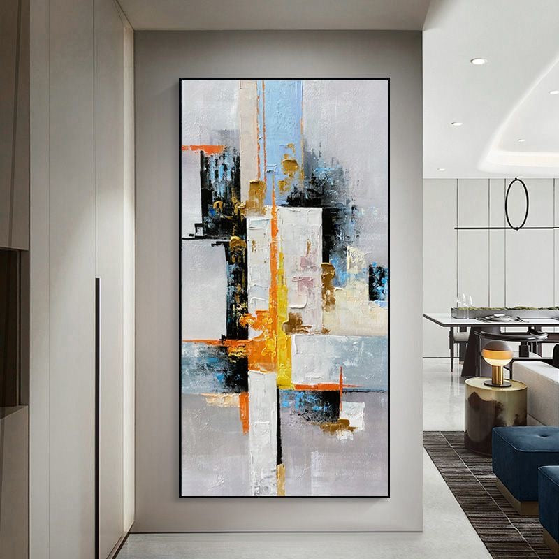 Handcrafted Abstract Painting, Modern Wall Art for Home Decor AB2047