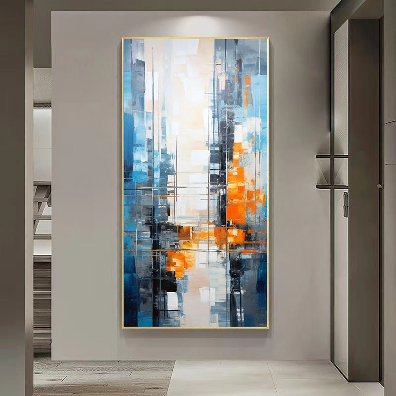 Handcrafted Abstract Painting, Modern Wall Art for Home Decor AB2059