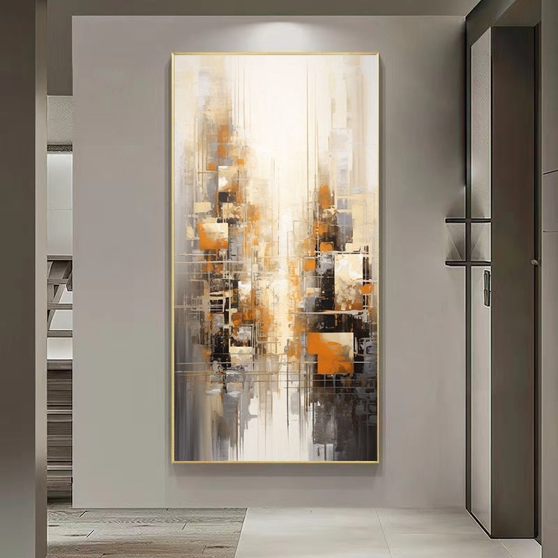 Handcrafted Abstract Painting, Modern Wall Art for Home Decor AB2060
