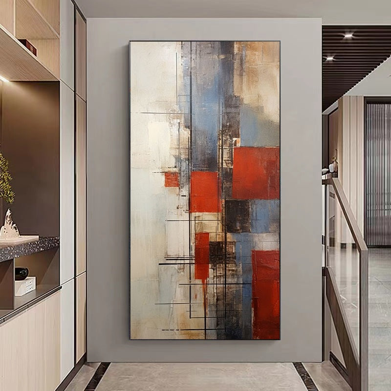 Handcrafted Abstract Painting, Modern Wall Art for Home Decor AB2061
