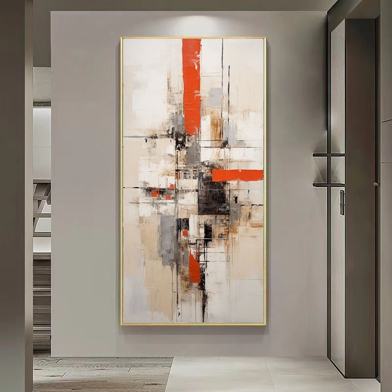 Handcrafted Abstract Painting, Modern Wall Art for Home Decor AB2062