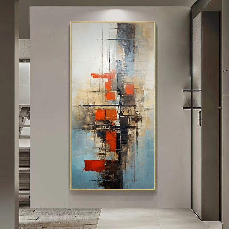 Handcrafted Abstract Painting, Modern Wall Art for Home Decor AB2066