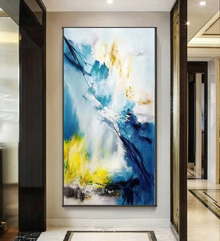 Handcrafted Abstract Painting, Modern Wall Art for Home Decor AB2068
