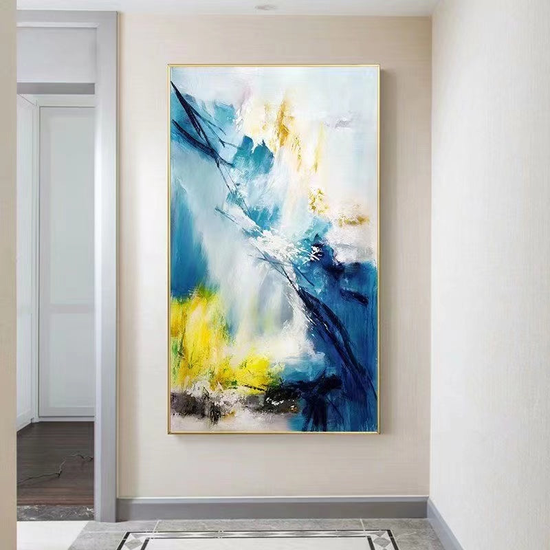 Handcrafted Abstract Painting, Modern Wall Art for Home Decor AB2068