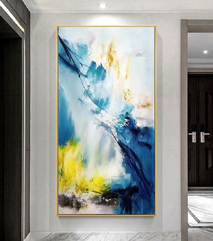Handcrafted Abstract Painting, Modern Wall Art for Home Decor AB2068