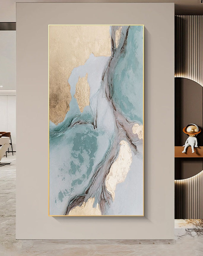 Handcrafted Abstract Painting, Modern Wall Art for Home Decor AB2069