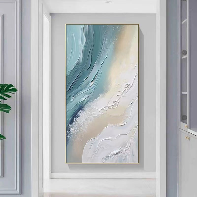 Handcrafted Abstract Painting, Modern Wall Art for Home Decor AB2070