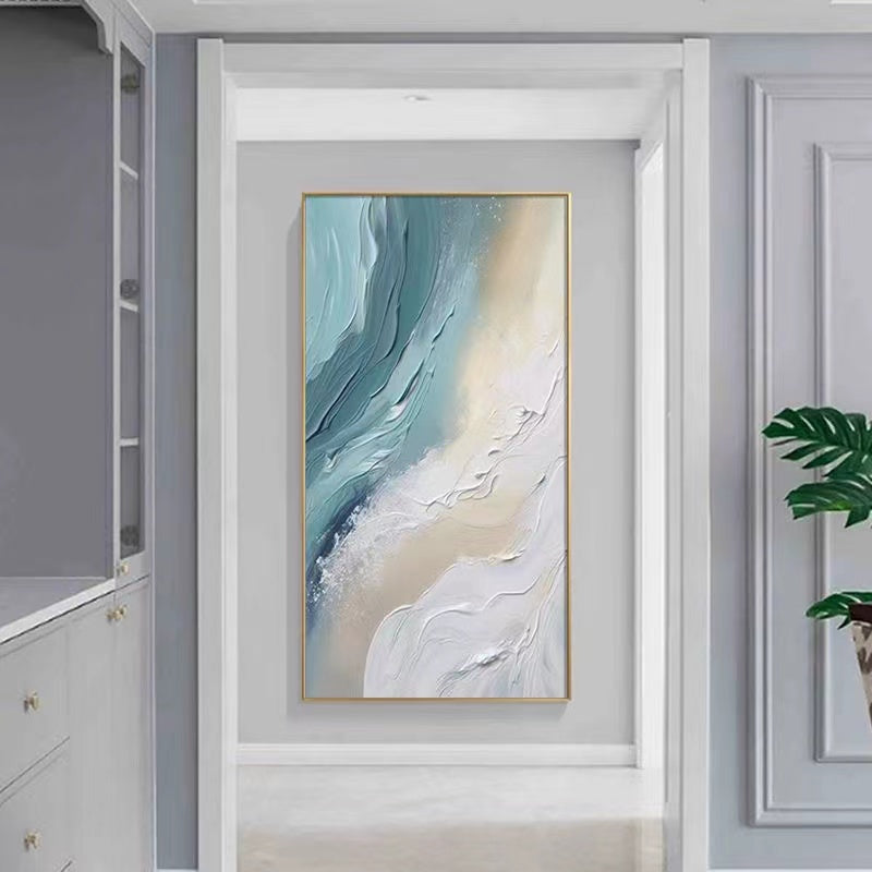 Handcrafted Abstract Painting, Modern Wall Art for Home Decor AB2070