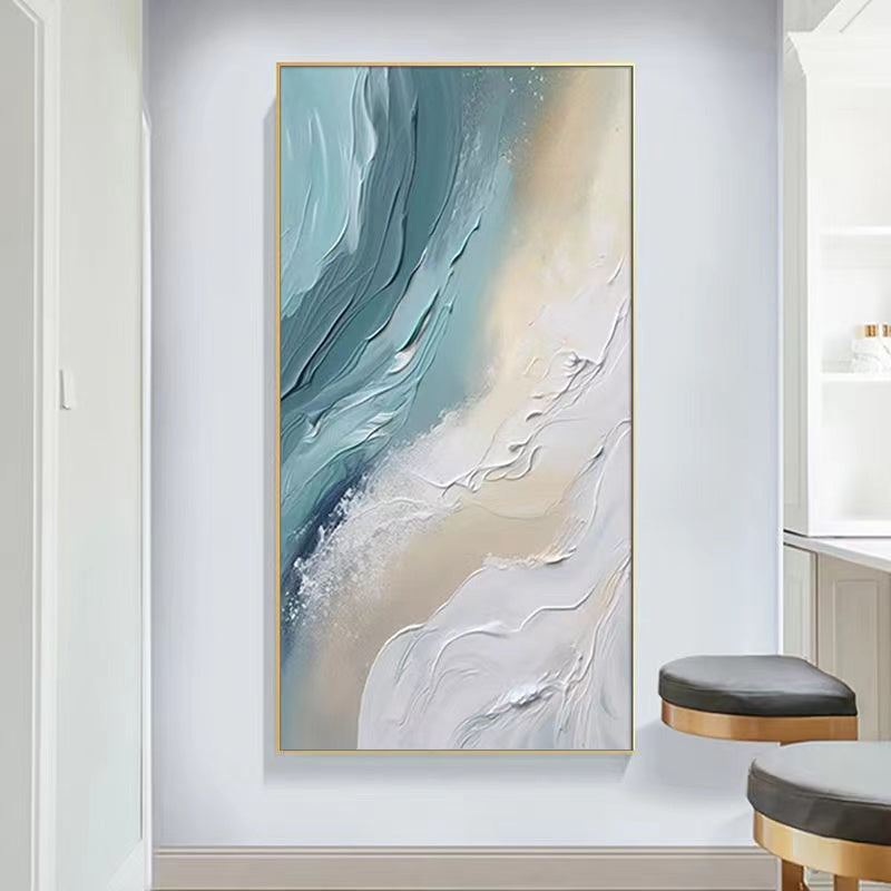 Handcrafted Abstract Painting, Modern Wall Art for Home Decor AB2070
