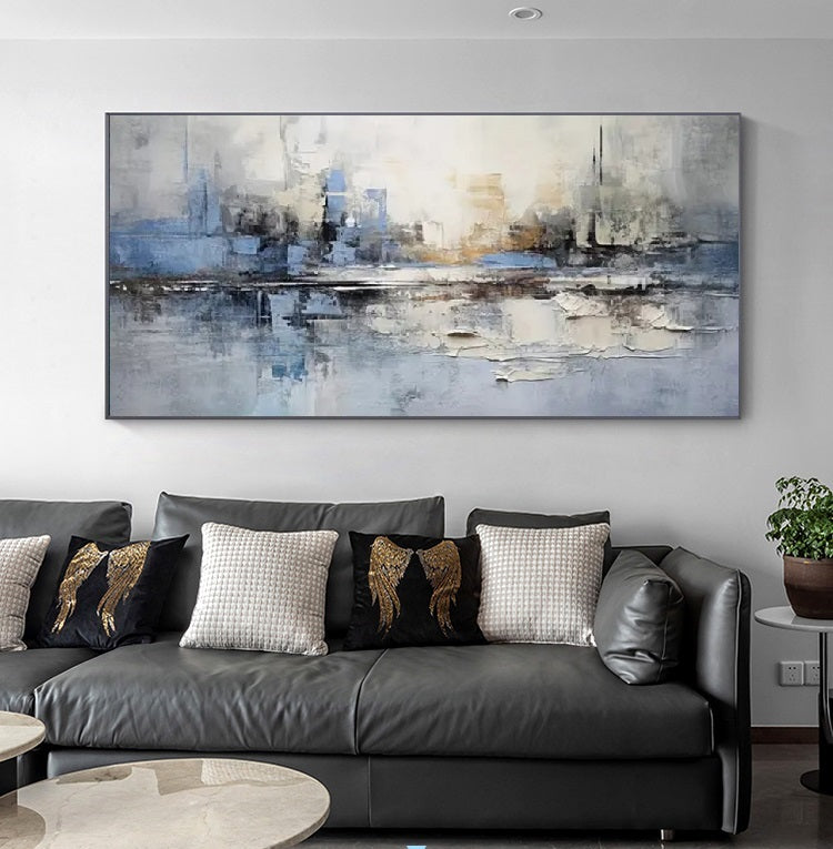 Handcrafted Abstract Painting, Modern Wall Art for Home Decor AB2073