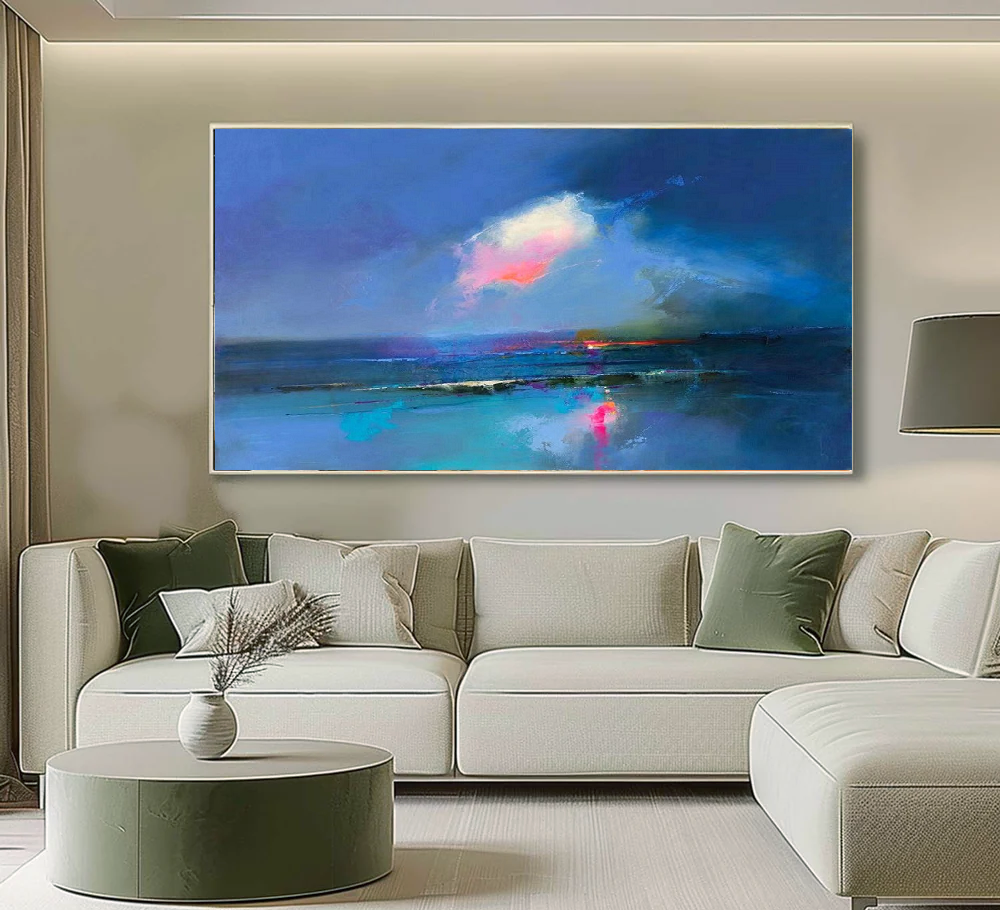Handcrafted Abstract Painting Fine Wall Art For Homedecor AB2079