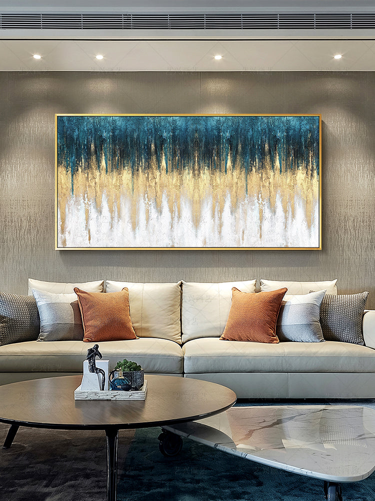 Handcrafted Abstract Painting, Modern Wall Art for Home Decor AB2087