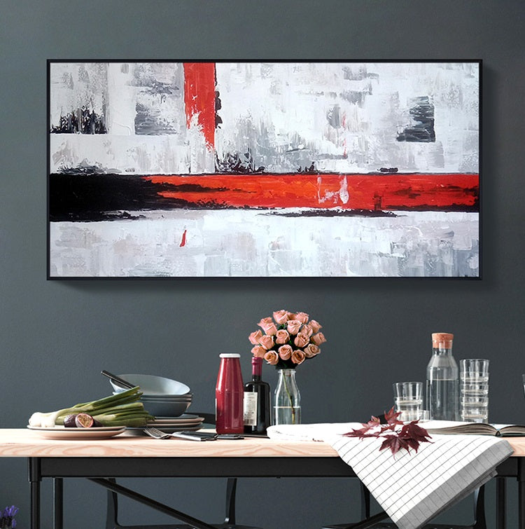 Handcrafted Abstract Painting, Modern Wall Art for Home Decor AB2092