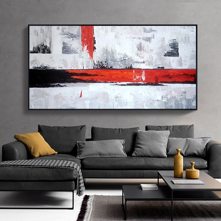 Handcrafted Abstract Painting, Modern Wall Art for Home Decor AB2092