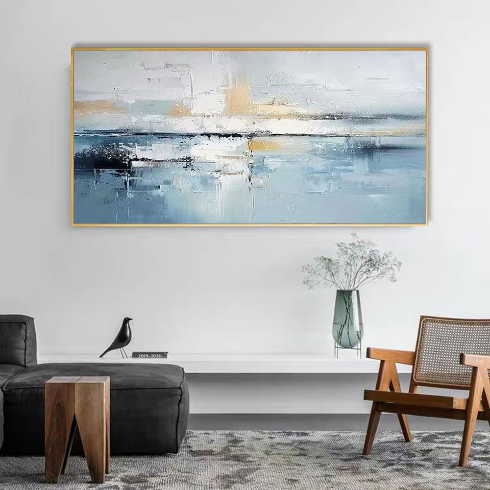Handcrafted Abstract Painting, Modern Wall Art for Home Decor AB2096